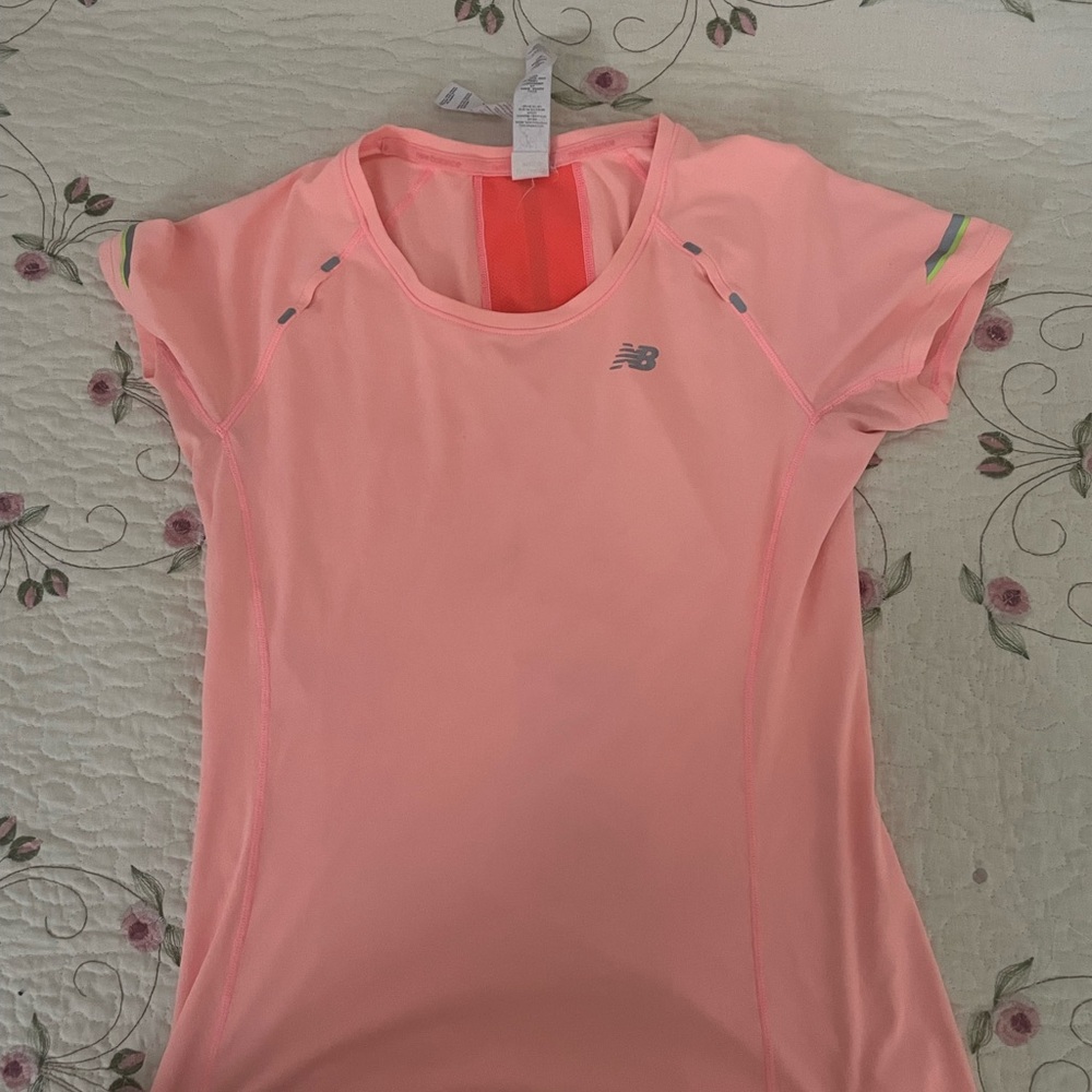 New Balance Women's Coral Short Sleeve Running Tee